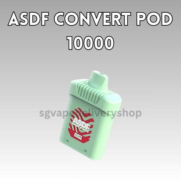 ASDF Convert Cartridge 10000 Puffs – sgvapedeliveryshop
